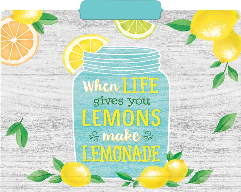 Teacher Created Resources Lemon Zest File Folders (TCR8542) - Image 4